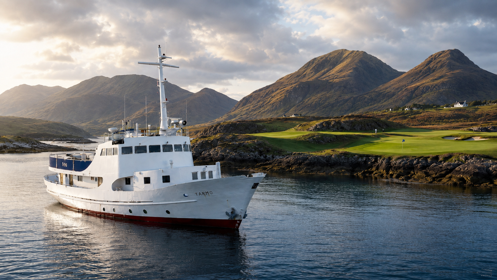Voyage golf en bateau en Écosse